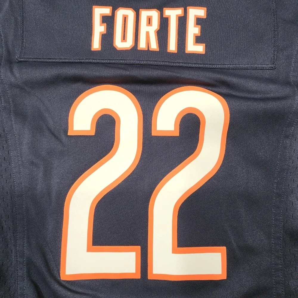 Nike Chicago Bears Matt Forte #22 Youth Girl Jersey Medium Navy Blue On Field
